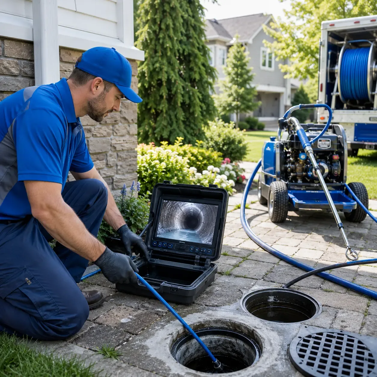 Outdoor drain cleaning professionals serving Buffalo Gap, TX